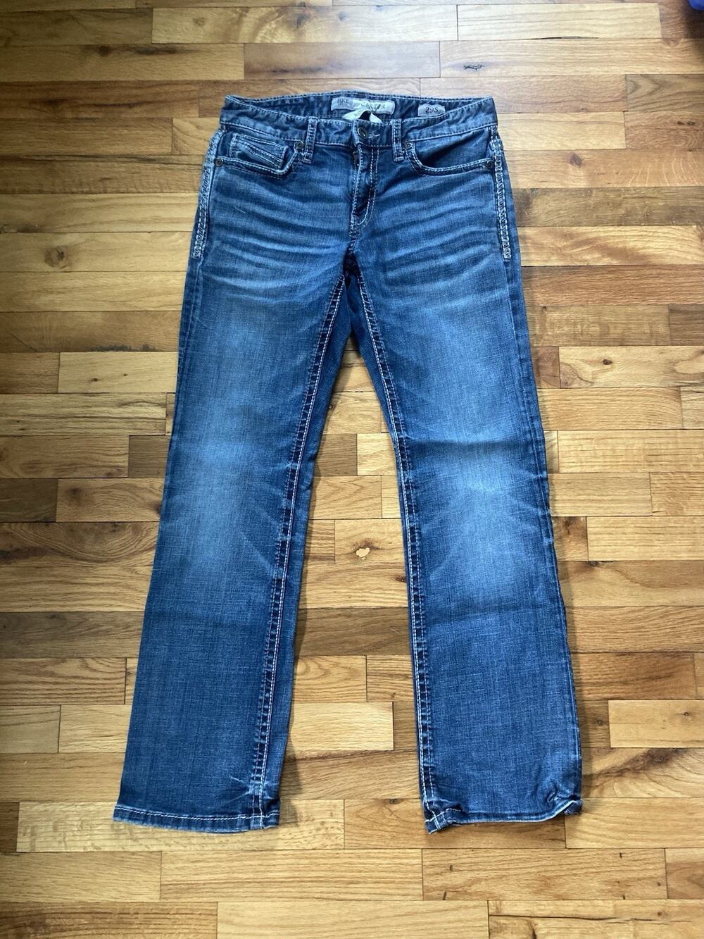 BKE Carter Bootleg Mens 29x30 Blue Jeans Western